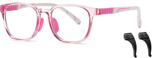 Musivon Blaulichtfilter Brille Kinder 3-12 Jahre, Brille Ohne Stärke Kinder