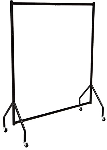 Amazon Basics Robuster Kleiderständer, 1,21 x 1,52 m, Schwarz