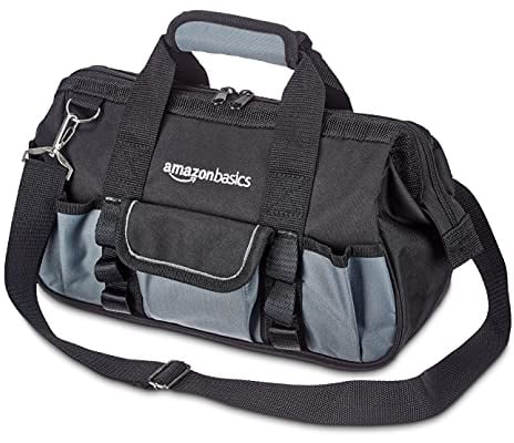 Amazon Basics Werkzeugtasche, 32 cm, Schwarzes