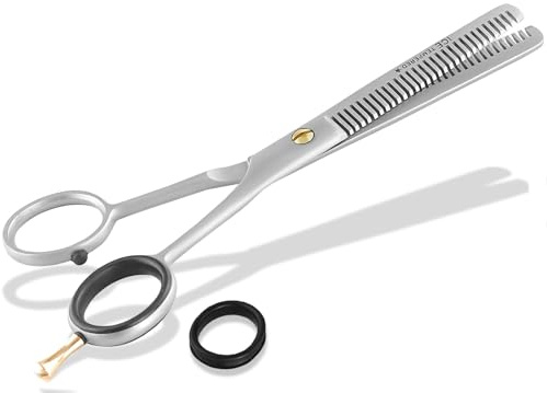 Profi Haarschere Friseurschere Effilierschere Modellierschere Edelstahl | Rostfreie 6 Zoll Haarschneideschere mit scharfer Schneide für einen perfekten Friseur Haarschnitt 15,24 cm