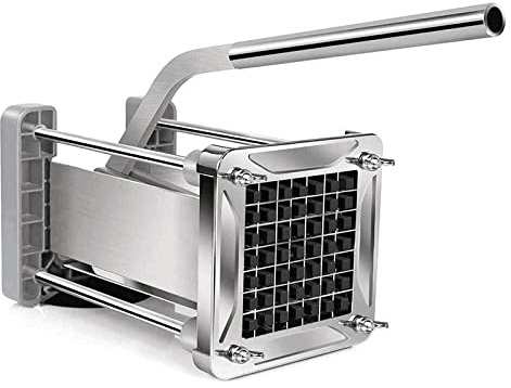 Pommes Frites Schneider, Sopito Pommesschneider Edelstahl Professioneller French Fries Cutter mit 12x12mm Klinge