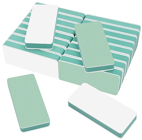 CGBE Feine Mini Buffer für Nägel, 1000/4000 Nagelbuffer - 20 Stück Grün | Professionelle Nail Buffer für Naturnägel - Nagelpolierblock Glatte und Glänzende Nägel für Nagelstudio Zuhause