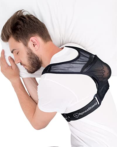 ApneaShield - Schlafpositionstrainer zum Schlafen auf der Seite | Anti-Schnarch-Lösung | Leicht, bequem, effektiv bei der Reduzierung der Schlafzeit