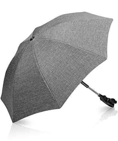 Winload Universal Sonnenschirm kinderwagen, UV Schutz 50+ Sonnenschutz für buggy, kinderwagen regenschirm Wasserabweisend,71cm Durchmesser Babywagen Schirm mit Gerader Schirmgriff