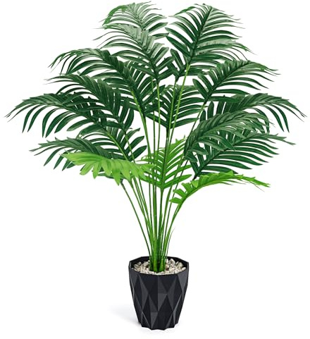 BTSD-home 71cm Kunstpflanze Künstliche Pflanzen Kunstpflanzen Groß Kunstpflanzen Fake Palm Plant Fürwohnzimmer Balkon Zimmer Schlafzimmer Deko