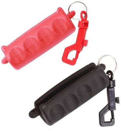 KURUGEILI 2PCS Bogenschießen Pfeil Puller Silikon Greifer 3D Ziel Quick Release Entferner Ergonomischer Design Hand Saver mit Gürtelclip zum Entfernen verschiedener Pfeile