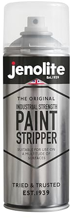 JENOLITE Industrielle Stärke Farbabisolierer/Farbentferner, Aerosol | Verwendung auf Holz, Metall, Ziegel, Beton – Farben, Lacke, Klebstoffe | 400ml