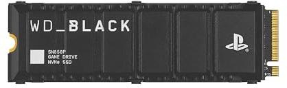 WD_BLACKSN850P PS5 SSD 2 TB , Offiziell Lizenziert für PS5 | Interne Gaming SSD; optimierter Kühlkörper, PCIe Gen4 Technologie, bis zu 7.300 MB/s Lesen, M.2 2280