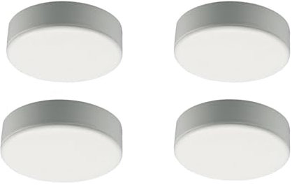 Deckenrosette 4'er Set von BLUE BUTTON GOODS - weiß- 2-teilig/ca. 70mm Durchmesser / 25mm Höhe/seitliche Auslässe zum Ausstechen