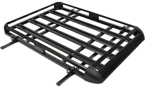 KANBCNG Dachgepäckträger Aluminium Dachgepäckträger Korb SUV Gepäckträger Schwarz Auto Dachkorb Gewichtskapazität 150kg Gepäckträger Autodach Dachträger Offroad Dachkorb Einstellbare Breite (160cm)