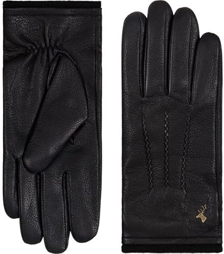 Schwartz & von Halen Handschuhe Herren Harvey Ziegenleder Schwarz