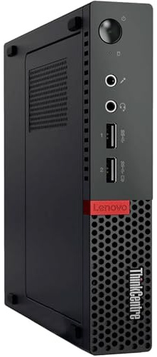 Lenovo ThinkCentre M720q Tiny Intel Six Core i5 8400T 256GB SSD Festplatte 8GB Speicher Windows 11 Pro Desktop Computer Mini PC (Generalüberholt)