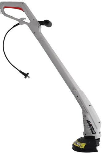 Elektro-Rasentrimmer DEDRA ⌀ 22 cm Schnittdurchmesser 350 W, 12000 U/Min, Ultraleicht mit nur 1,3 kg, Zwei 2m Angelschnüre inklusive, ideal für Haus & Garte, für präzises Trimmen