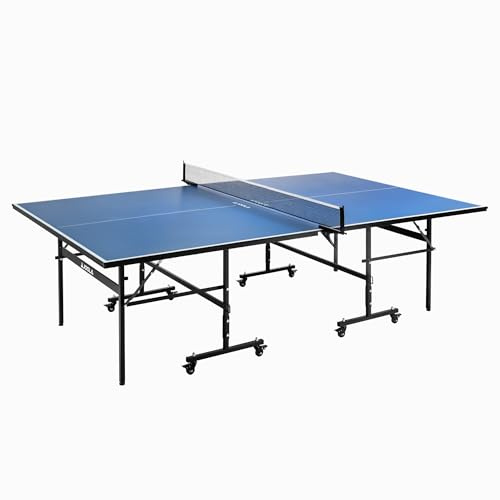 JOOLA Inside 13 Tischtennisplatte Indoor klappbar mit Netz | INDOOR TISCHTENNISPLATTE: Hochwertige Spielfläche für professionelles Training und Familienspaß zu Hause