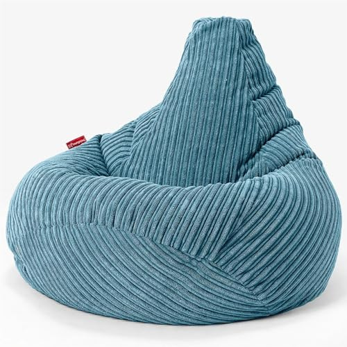 Lounge Pug, Gaming Sitzsack Sessel, Cord Türkis