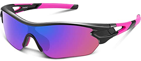 BEACOOL Polarisierte Sonnenbrille, Unisex, UV400-Schutz, mit leichtem Rahmen für Skifahren, Radfahren, Laufen, Surfen, Golf, Fahren