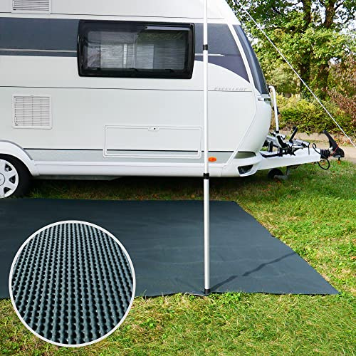 your GEAR Outdoor Soft Carpet - 8 Größen von 200x300 bis 300x600 cm - weicher Vorzeltteppich, Zeltteppich, Camping-Teppich, inkl. Erdnägel mit Kappe und Transporttasche, zuschneidbar, 2,5x3