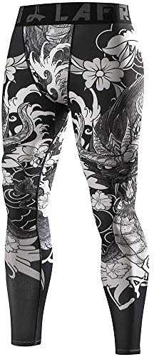 LAFROI Herren Schnelltrocknende Kompressions-Leggings-YSK08