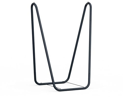 blumfeldt SwayStation Hängemattenständer – Robustes Hängemattengestell, 100 kg Kapazität, Rostfreie Beschichtung, Wetterbeständig, Stahlrahmen, 81,5x147x111 cm, Langlebiges Design