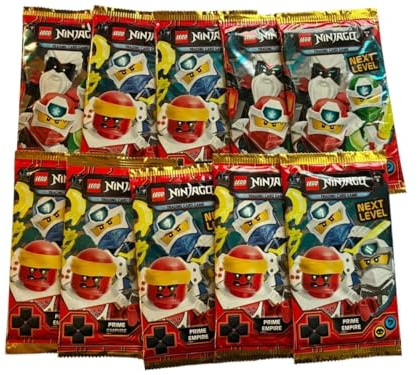 Lego Ninjago 10x Booster Pack Prime Empire Next Level Serie 5 Blue Ocean Sammelkartenspiel 50 Karten - verpackt in Lego Tüte
