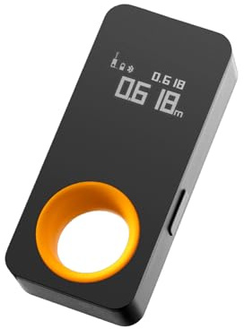HOTO Laser Entfernungsmesser 30m Messbereich, ±2 mm Genauigkeit, Laser-Messgerät für Räume, OLED-Display, USB-C-Aufladung, Einheitenumrechnung(Fuß/Meter), Taschenformatig 98Ft, Geschenke für Mama Papa