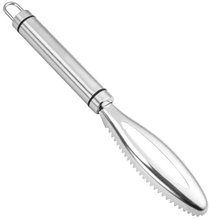 Edelstahl Fischentschupper, entferner Fisch entschuppen, Schnelles Entfernen Fisch Reinigung Schäler Fischentschupper Sägezahn, Fisch Scaler Entferner, Fisch Entschupper Werkzeug für Küche