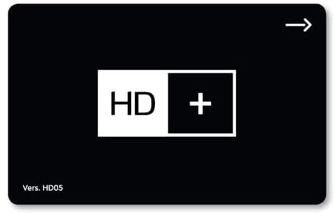 HD+ Karte für Satelliten-TV | 12 Monate Verlängerung | Für HD+ Modul & Receiver | 25 Privatsender, 3 UHD-Kanäle, 70 freie Programme | Kein ABO, Keine Registrierung