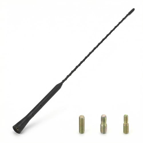 QWORK® Autoantenne, Autoradio Antenne Dachantenne, Starke FM/DAB Empfangsfunktion, inklusive M4 M5 M6 Schrauben, 40cm