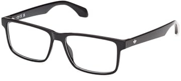 MARCOLIN Brille mit Sehstärke für Herren optional mit Sonnenbrillentönung oder Blaulichtfilter, Rechteckig, gefertigt aus Kunststoff, Modell: OR5087 (inklusive Brillenetui)