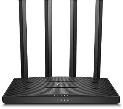 TP-Link Archer C80 Dualband WLAN Router (600 Mbit/s 2,4GHz, 1300Mbit/s 5GHz), 4 Gigabit LAN Ports, Print/Media/FTP Server, Gast-Netzwerk, unterstützt Keine DSL-Funktion