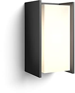 Philips Hue Turaco Außen-Wandleuchte, anthrazit, dimmbar, warmweißes Licht, über App steuerbar, kompatibel mit Amazon Alexa (Echo, Echo Dot), alte Generation