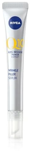 NIVEA Q10 Gesichtspflege, Serum mit Q10 und aktiven Anti-Age Wirkstoffen, Anti-Falten Creme, Tagescreme stimuliert Kollagen Produktion, Anti-Falten Experte Gezielter Falten-Auffüller (15 ml)