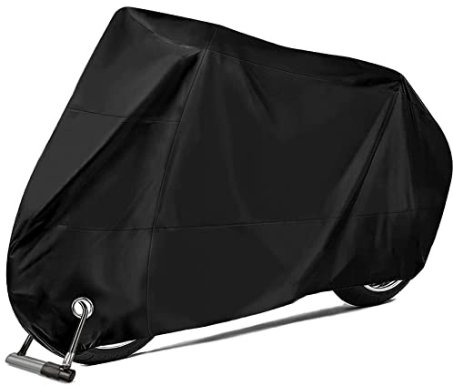 Motorrad Abdeckplane UV-Beständiges, Motorradabdeckung wasserdichte Outdoor&Indoor Roller Plane, Motorradplane Motor Moped Roller Motorroller Fahrräder Scooter Abdeckung, 245cmx105cmx125cm