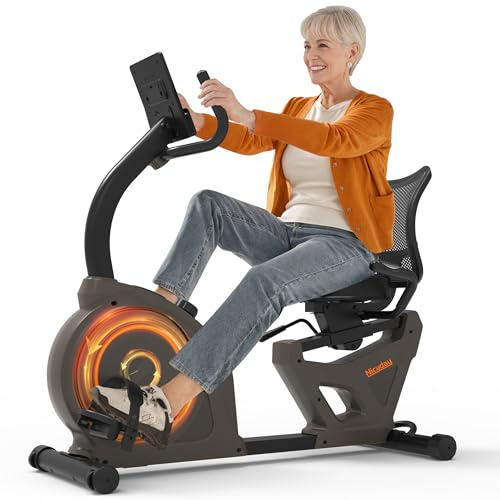 Niceday Liegeergometer für Senioren & Reha, 150kg Belastbar & 90% Vormontiert. Leiser Heimtrainer, Tiefer Einstieg, 16 Stufen, Ergonomischer Sitz & Rückenlehne – Geschenk für Mama & Papa