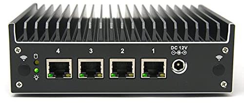 Protectli Vault Pro VP2420-4 Port, Firewall Micro Appliance/Mini PC - Intel Celeron J6412, DDR4 RAM, M.2 SSD Storage, AES-NI, Barebone - Kompatibel mit pfSense/OPNsense