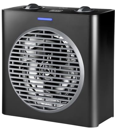 BLACK+DECKER - Heizlüfter 2000W, 3 Modi, sicher