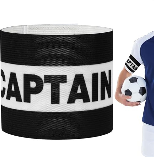 flintronic 1PCS Kapitänsband, Kapitän Armbinde, Gummielastische Armbinde, Spielführerbinde für Fußball und Rugby, Captains Armband, für für Erwachsene und Jugendliche