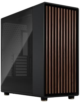 Fractal Design North XL Charcoal Black TG- DREI 140-mm-Aspect-PWM-Lüfter enthalten – USB Typ-C – E-ATX Airflow Full-Tower PC-Gaming-Gehäuse