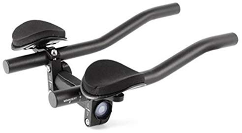 POENVFPO TT-Lenker, Aerobars-Lenker aus Aluminiumlegierung mit Weichen Schwammkissen, Triathlon-Fahrrad-Rest-Lenker für Rennräder