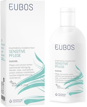 EUBOS SENSITIVE PFLEGE Duschöl 200ml | Für empfindliche und trockene Haut