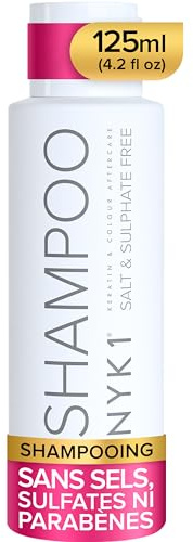NYK1 Salz und Sulfatfreies Pflegeshampoo für Behandeltes Haar | 500ml | Reinigt & Klärt Extensions, Coloriertes & Keratinbehandeltes Haar Sanft - Parabenfrei, Mild & Beugt Haarbruch vor
