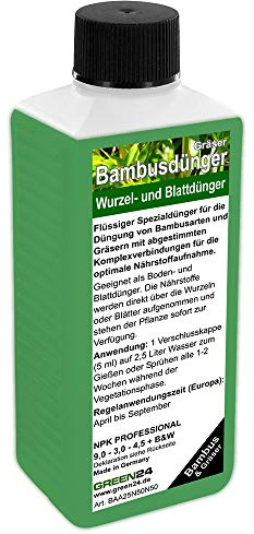 Bambusdünger flüssig HIGHTECH Dünger für Bambus und Gräser