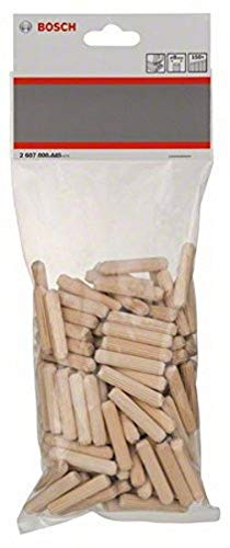 Bosch Accessories Professional geriffelte Holzdübel (150 Stück, Ø 8 mm)