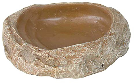 Trixie 76181 Wasser- und Futterschale für Reptilien, 11 × 2,5 × 7 cm
