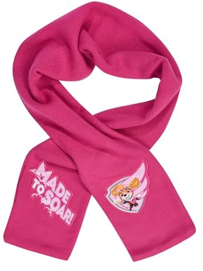 ONOMATO! Paw Patrol Skye Schal für Mädchen, Pinker Kinderschal für den Winter, Geschenk für Kinder & Kleinkinder, Weicher Strickschal Einheitsgröße