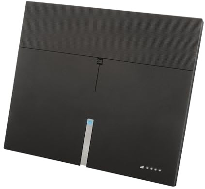 One For All – 3G/4G/5G-blockfilter –DVB-T2 Zimmerantenne– Digital-TV 4K Ultra HD – Automatische Verstärkungsregelung– 0 bis 25 km Reichweite – Schwarz – SV9495-5G