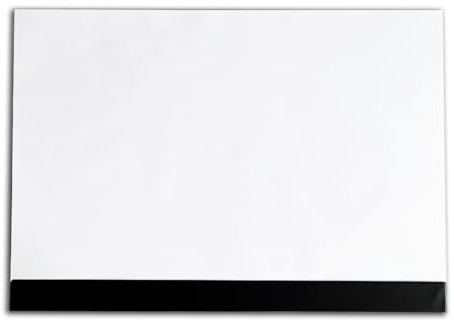 PuK Krämmer GmbH Papier-Schreibtischunterlagen Blanko mit Schutzleiste schwarz | DIN A2 59,4 x 42 cm Querformat | verleimt | 25 Blatt zum Abreißen Kantenschutz schwarz