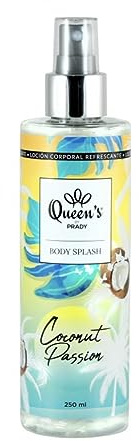 Prady - Body Splash Coconut Passion 250ml - Exotische Kokos-Vanille Frische