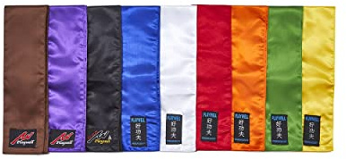 Playwell Kampfsport Satin Kung Fu Schärpe - Weiß