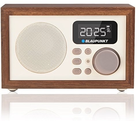 Blaupunkt HR5BR Radiowecker Beige mit MP3, microSD, USB, AUX, LCD-Display und Fernbedienung
